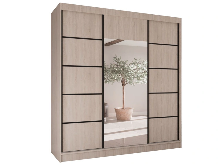 Dąb Sonoma \ Czarne szprosy