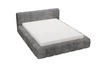 Łóżko tapicerowane z pojemnikiem na pościel 180x200 Ibiza Grafitowe