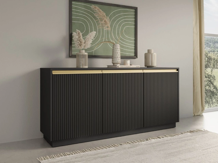 Komoda 154 cm Roland Czarny