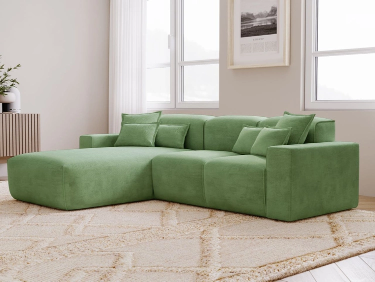 Narożnik L Lewy Leni Zielony