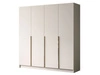 Szafa czterodrzwiowa z drzwiami uchylnymi i złotymi uchwytami Ameli Kaszmirowa