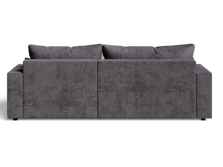 Narożnik L uniwersalny z funkcją spania i pojemnikiem Nivo Grafitowy