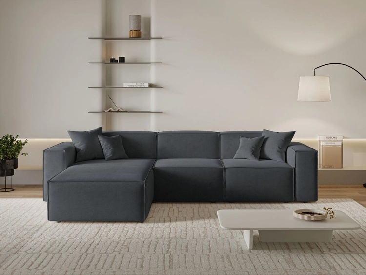 Narożnik L Lewy Arizona Ciemnoszary