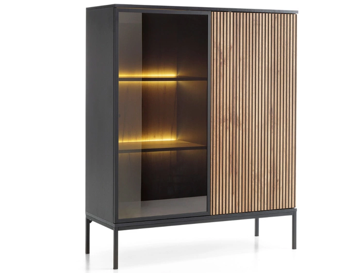 126 cm \ Czarny || Brązowy