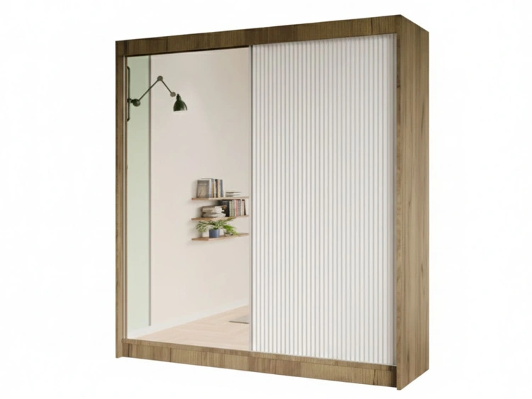 200 cm \ Biały || Dąb Craft Złoty \ Tak