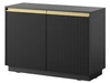 Komoda z drzwiami 104 cm Roland Czarny