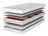 Materac kieszeniowy multipocket z pianką poliuretanową Verano 80x200