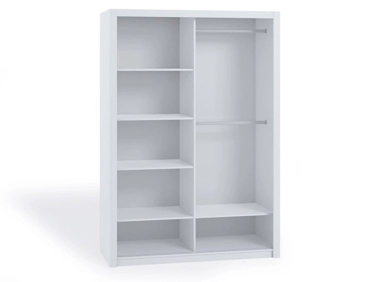 Szafa dwudrzwiowa z drzwiami przesuwnymi 150 Bino Ciemnobrązowa