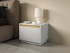 Stolik nocny z drzwiczkami Roland Biały