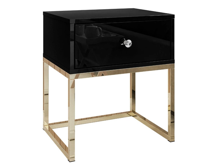 Czarny połysk \ Uchwyty \ Złoty