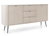 Komoda z drzwiami i szufladami na złotych nogach Viva Beżowa