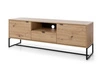 Szafka pod telewizor z szufladami i drzwiczkami Anime Dąb Artisan