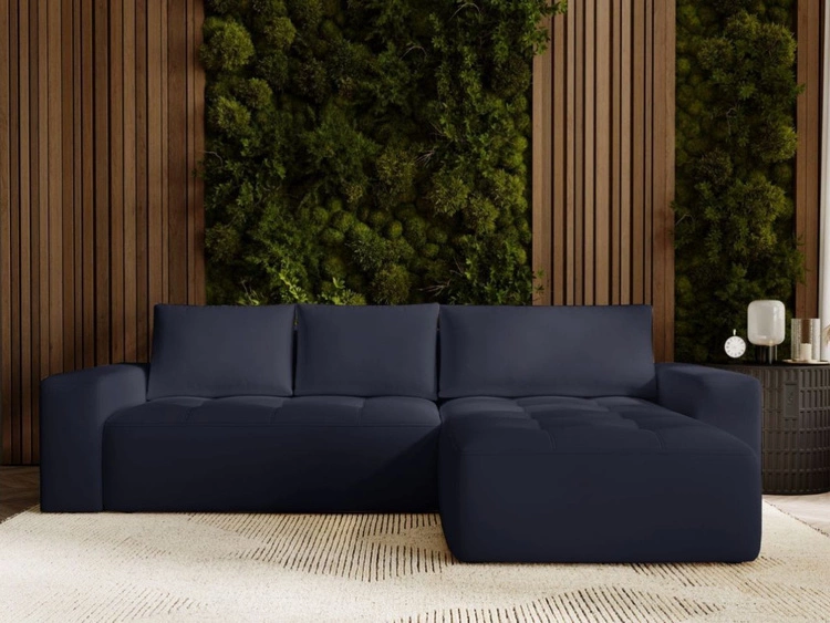 Narożnik L Prawy z funkcją spania i pojemnikiem Portland Antracyt