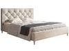 Łóżko tapicerowane ze stelażem 120x200 Tril Beżowe