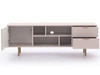 Szafka pod telewizor z szufladami i drzwiczkami Ankara Beżowa