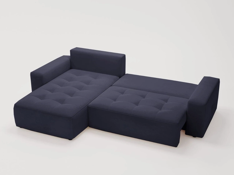 Narożnik L Lewy z funkcją spania i pojemnikiem Portland Antracyt