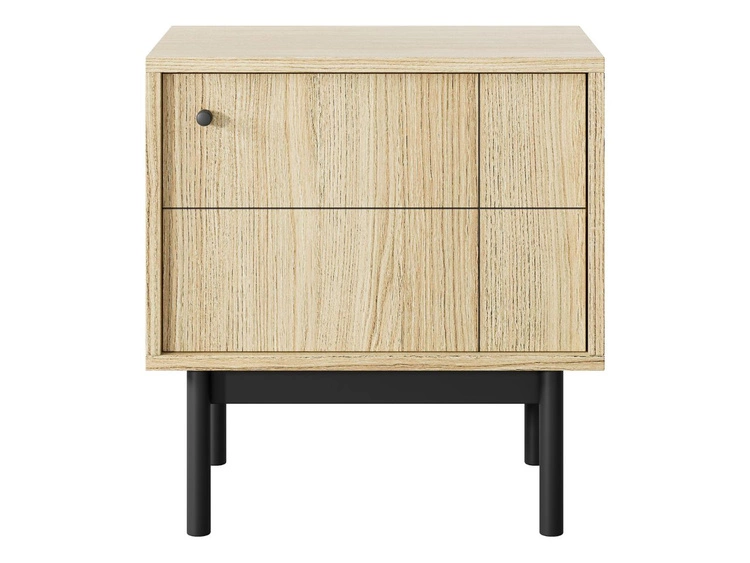 Stolik nocny z drzwiczkami Julio Dąb Linea