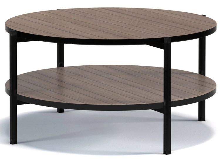 Podwójny stolik kawowy Sevilla Ciemny brązowy