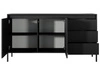 Komoda z drzwiami i szufladami 153 cm Sorano Czarna