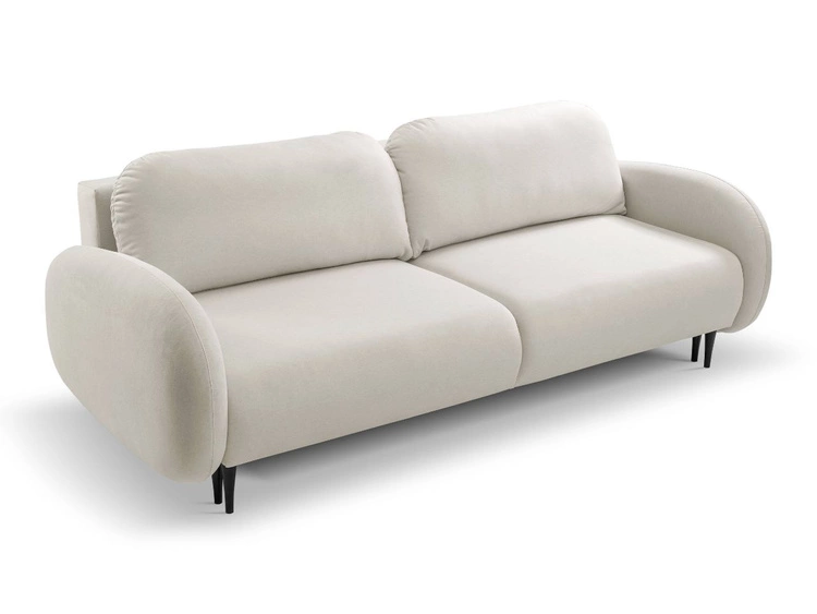 Kanapa z funkcją spania i pojemnikiem na pościel Alta Jasnoszara