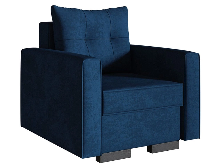 Fotel do salonu Pori granatowy