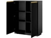 Komoda z drzwiami wysoka Roland Czarny