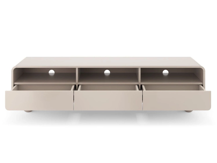 Szafka RTV 180 z szufladami na kulistych nóżkach Soffio Kaszmir