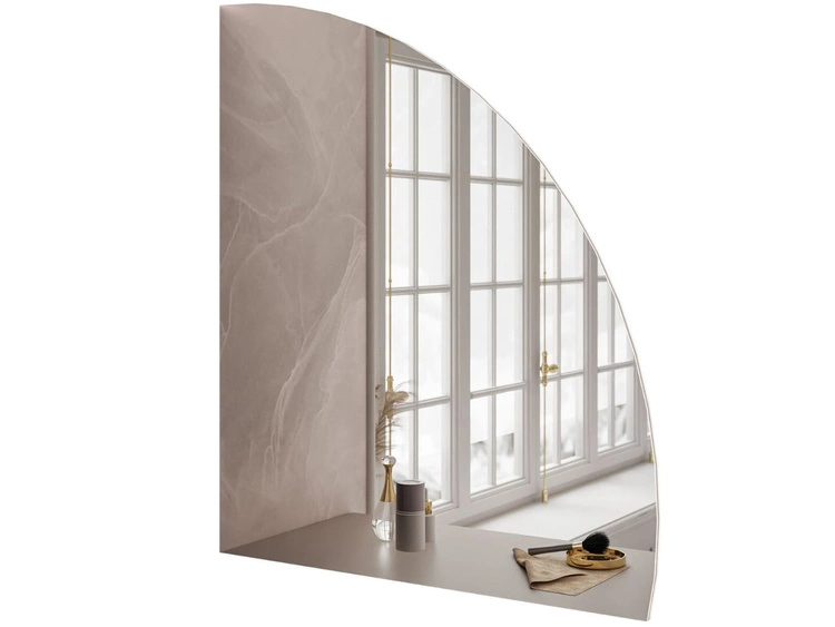 Lustro wiszące prawostronne z oświetleniem LED Clarette