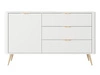Komoda z drzwiami i szufladami Latina Biała