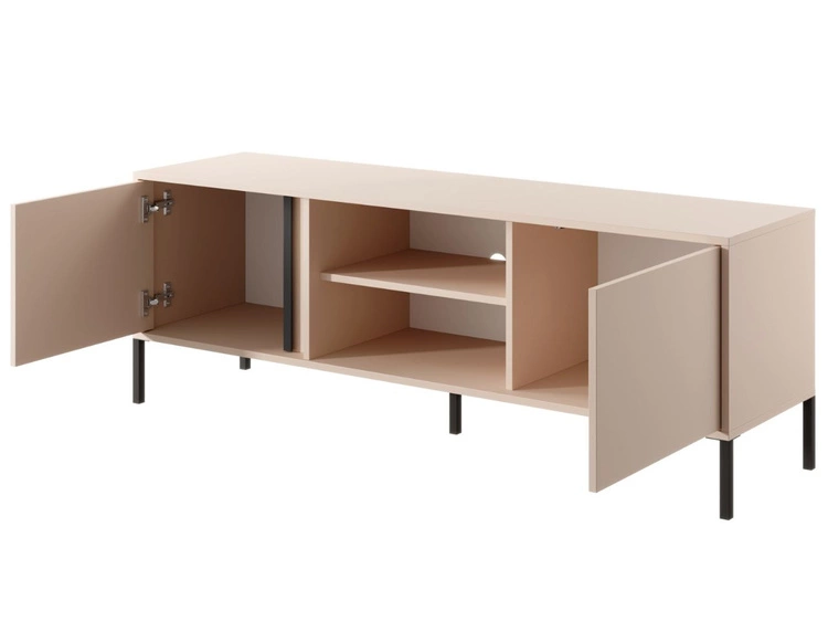 Szafka pod telewizor z drzwiczkami 153 cm Dego Beżowa