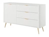 Komoda z drzwiami i szufladami Latina Biała