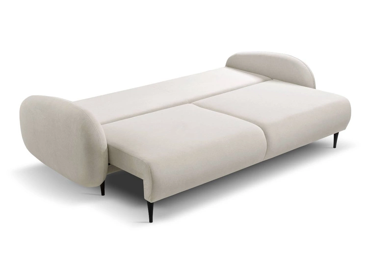 Kanapa z funkcją spania i pojemnikiem na pościel Alta Jasnoszara