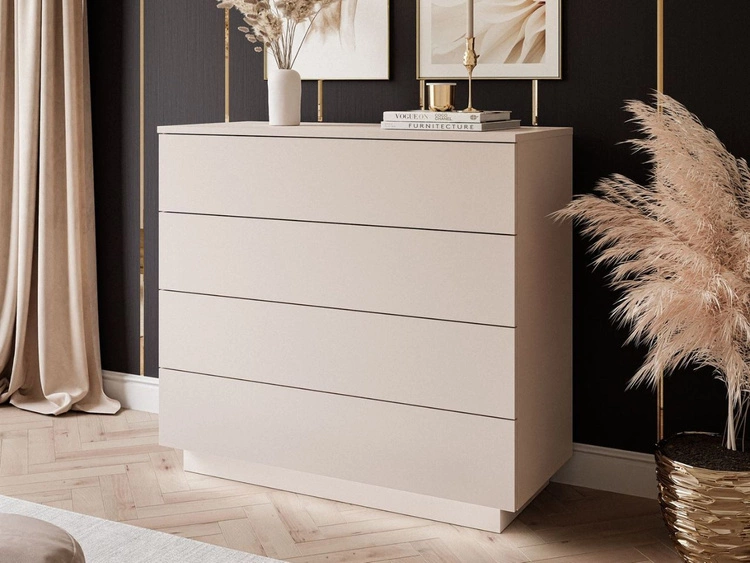 Komoda z szufladami i oświetleniem LED Nuveo Kaszmir