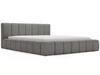 Łóżko tapicerowane z pojemnikiem i stelażem 120x200 Split Szary