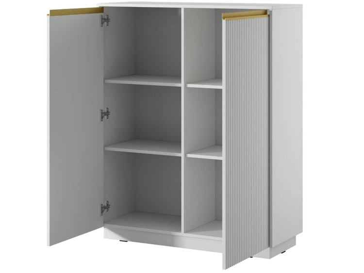 Komoda z drzwiami wysoka Roland Biały