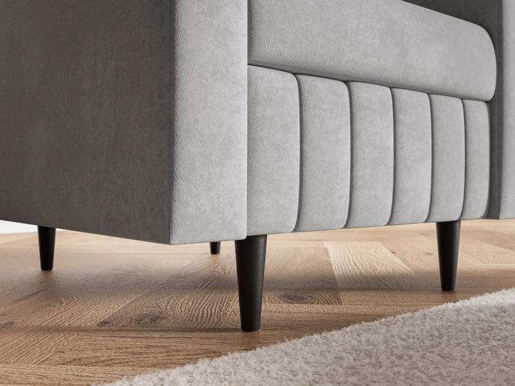 Fotel do salonu Castelo granatowy