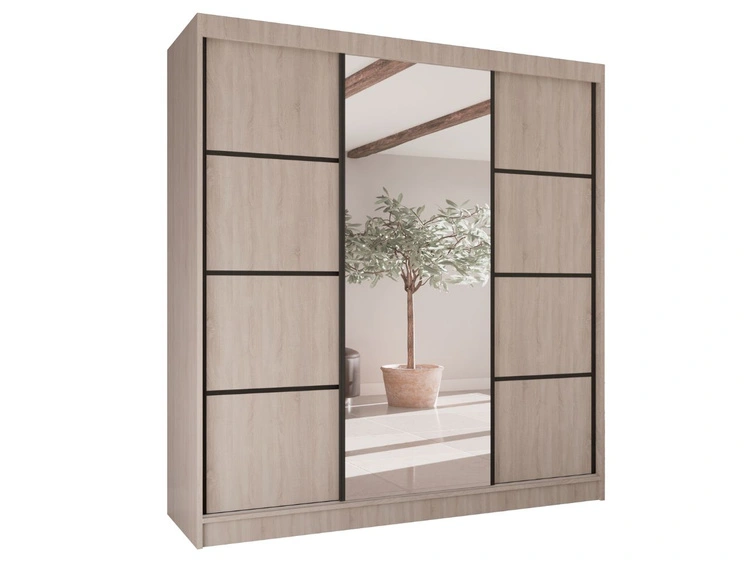 Dąb Sonoma \ Czarne szprosy