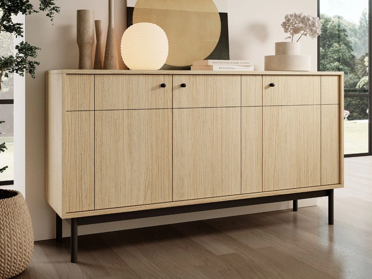 Komoda z drzwiami 154 cm Julio Dąb Linea