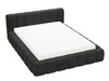 Łóżko tapicerowane z pojemnikiem na pościel 140x200 Ibiza Czarne