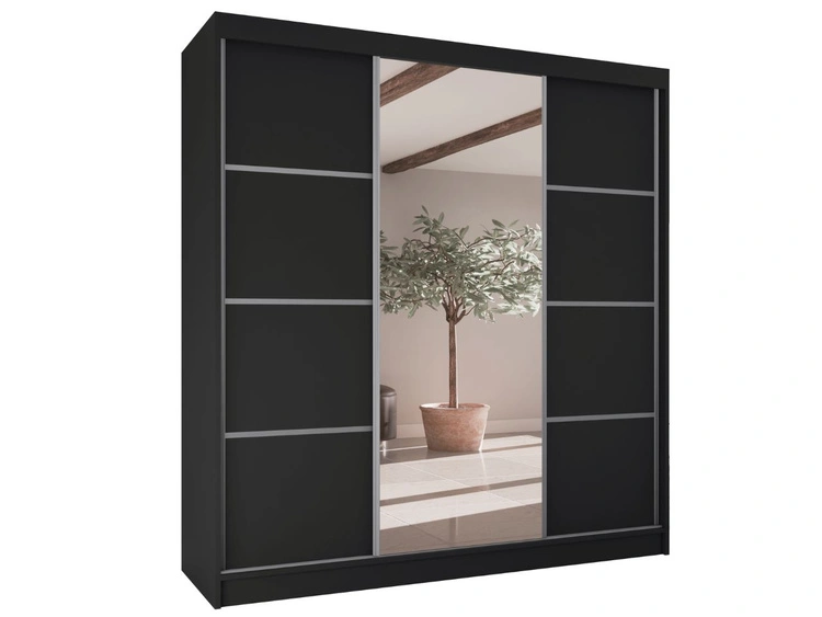 Czarny \ Srebrne szprosy