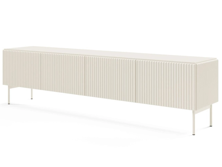 Szafka RTV z czterema drzwiami Qualita Kaszmirowa