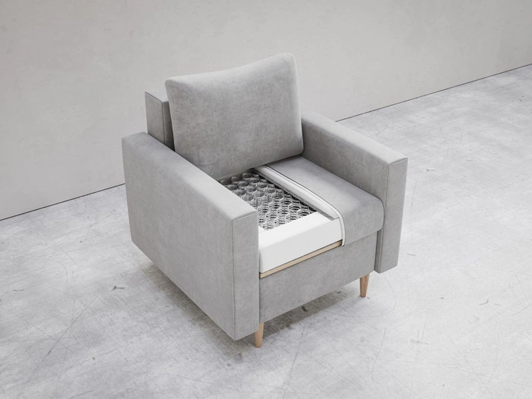 Fotel do salonu Castelo ciemnoszary