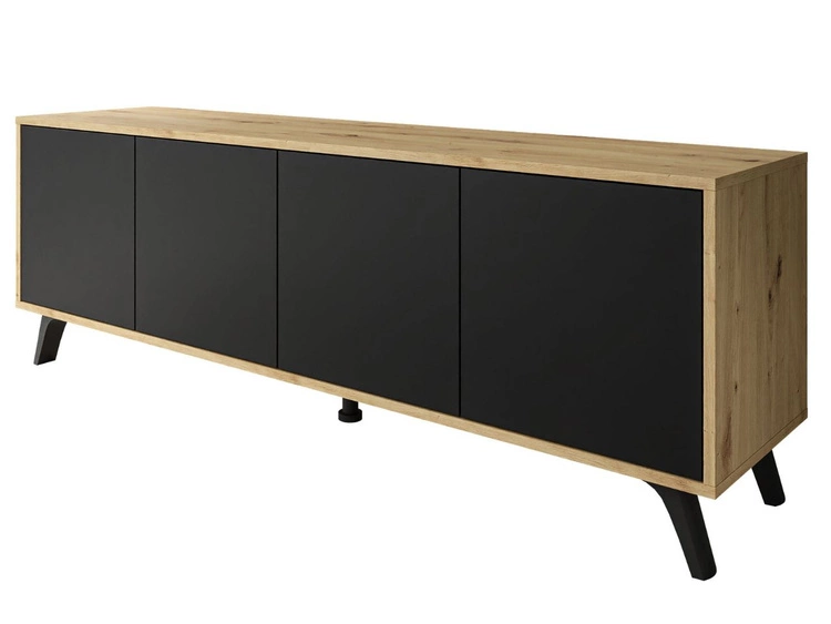 Stojąca \ Czarny || Dąb Artisan