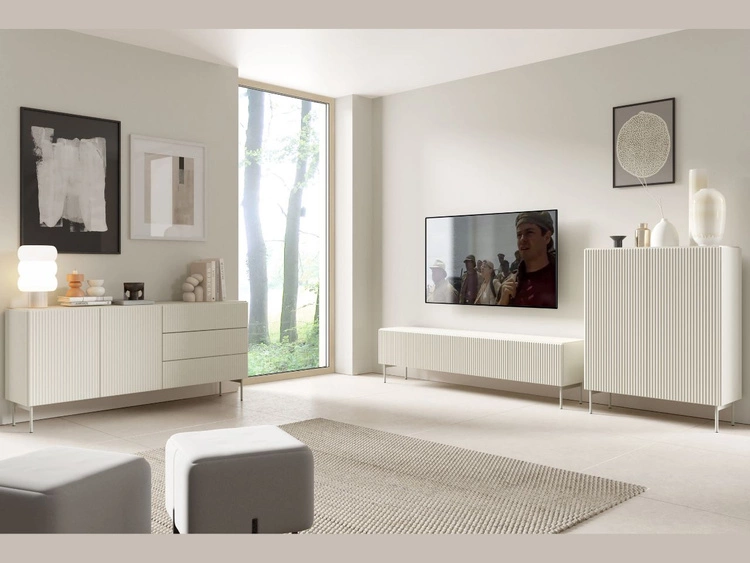 Komoda dwudrzwiowa wysoka Qualita Kaszmirowa