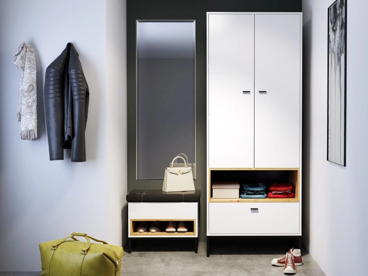 Lustro wiszące Geneva Białe