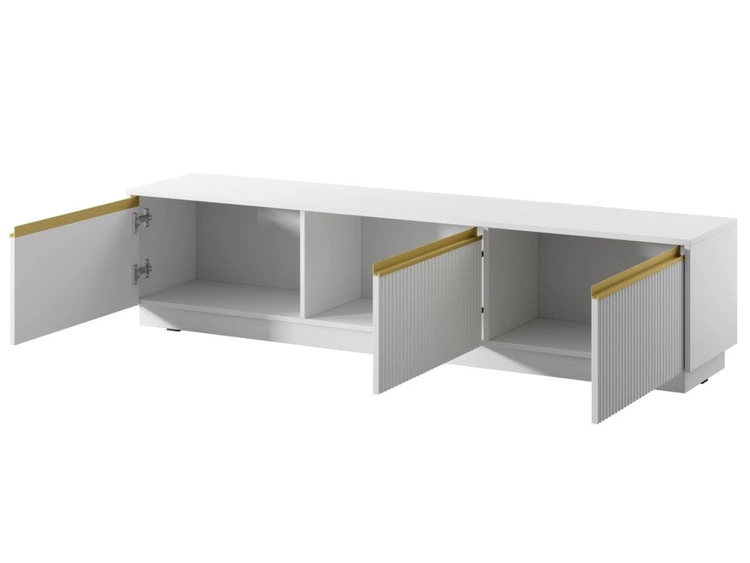 Szafka pod telewizor z drzwiczkami Roland Biały