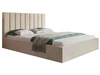 Łóżko tapicerowane z pojemnikiem i stelażem 180x200 Sesto beżowe
