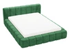 Łóżko tapicerowane z pojemnikiem na pościel 120x200 Ibiza Zielone