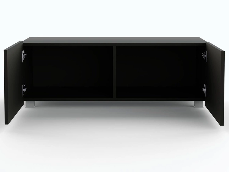 Szafka pod telewizor z drzwiczkami Kioto Czarny