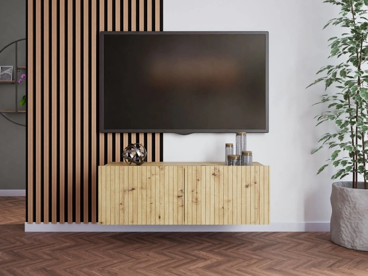 Szafka pod telewizor z drzwiczkami Kioto Dąb Artisan